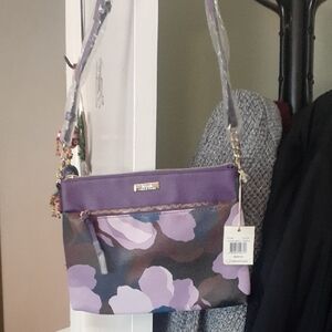 Purple Floral Women Bag camo style